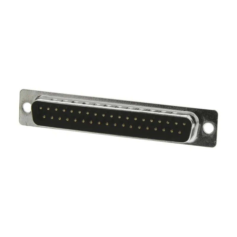 ITT Cannon ZDF 37 Way Straight 2.77 mm Pitch Panel Mount D-Sub Connector with Panel Cable Male 119998-2833