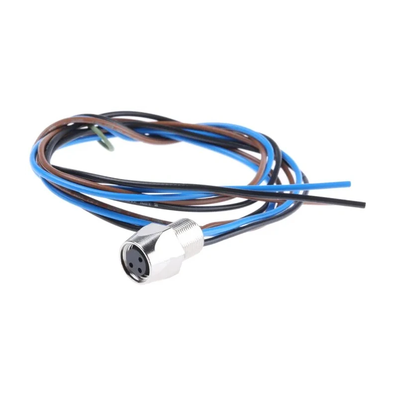 Lumberg Automation Sensor Actuator Cable Male 3 Way Straight to Female 34 Way Unterminated 500mm RKMF 3/0.5M