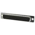 ITT Cannon ZDF 37 Way Straight 2.77 mm Pitch Panel Mount D-Sub Connector with Panel, Cable Male 119998-2833