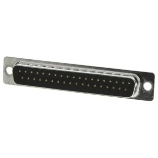 ITT Cannon ZDF 37 Way Straight 2.77 mm Pitch Panel Mount D-Sub Connector with Panel, Cable Male 119998-2833