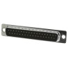 ITT Cannon ZDF 37 Way Straight 2.77 mm Pitch Panel Mount D-Sub Connector with Panel, Cable Male 119998-2833