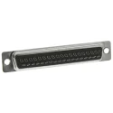 ITT Cannon ZDF 37 Way Straight 2.77 mm Pitch Panel Mount D-Sub Connector with Panel, Cable Male 119998-2833