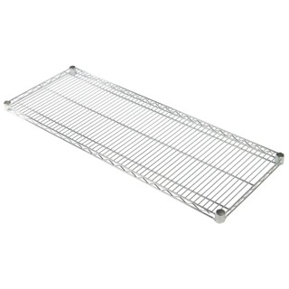 RS PRO Chrome-Plated Steel Silver Wire Shelf 460mm 374-1574