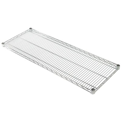 RS PRO Chrome-Plated Steel Silver Wire Shelf 460mm 374-1574