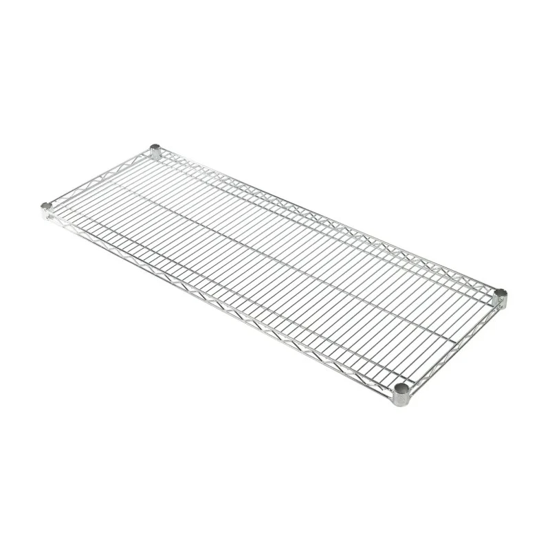 RS PRO Chrome-Plated Steel Silver Wire Shelf 460mm 374-1574