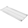 RS PRO Chrome-Plated Steel Silver Wire Shelf 460mm 374-1574