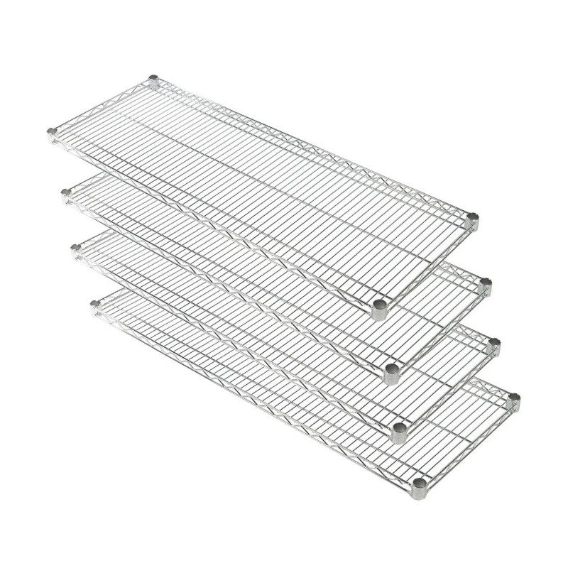RS PRO Chrome-Plated Steel Silver Wire Shelf 460mm 374-1574