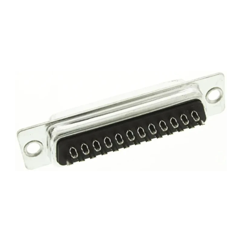 ITT Cannon 25 Way Straight Panel Mount D-Sub Connector 2.77 mm Pitch Steel Housing Female 119998-2837
