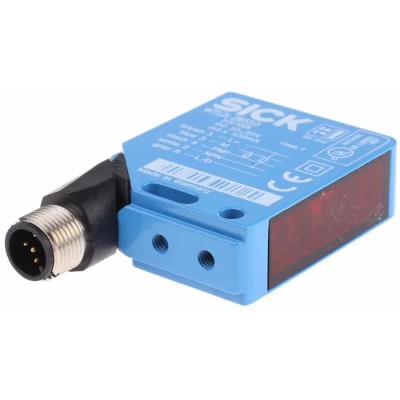 SICK Diffuse Photoelectric Sensor, Block Sensor, PNP Output, 20 mm to 50 mm Detection Range, Metal Housing, IP69K WT12L-2B510