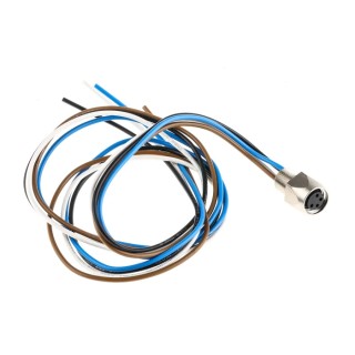 Lumberg Automation Male 4 way Straight to Female 34 way Unterminated Sensor Actuator Cable 500 mm RKMF 4/0.5M