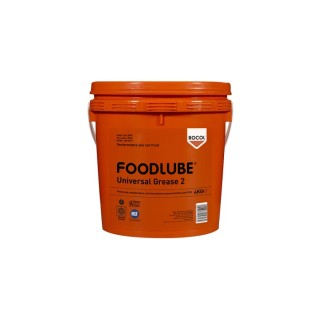 Rocol Foodlube Universal 2 Multi Purpose Lubricant Polytetrafluoroethylene White 4 kg Tin 15236