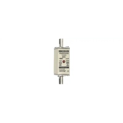 Mersen 80A NH Fuse NH000 500V AC with Leaf Spring Fuse Blown Indicator NH000