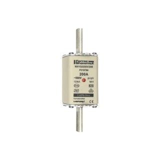 Mersen 200A NH Fuse NH1 500V AC Ceramic Fuse with Blown Indicator P218766 / NH1GG50V200