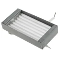 RS PRO Quartz Heating Element 124mm Length, 62.5mm Width, 200 W Power Rating, 230V AC 376-2587