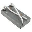RS PRO Quartz Heating Element 124mm Length, 62.5mm Width, 200 W Power Rating, 230V AC 376-2587
