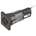 Bulgin 10A Panel Mount Fuse Holder, 1P-Pole for 5 x 20 mm Fuse, 250V AC FX0369/2