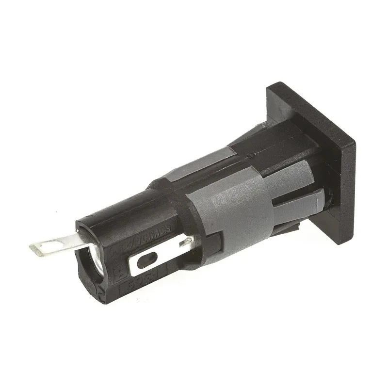 Bulgin 10A Panel Mount Fuse Holder, 1P-Pole for 5 x 20 mm Fuse, 250V AC FX0369/2