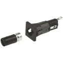 Bulgin 10A Panel Mount Fuse Holder, 1P-Pole for 5 x 20 mm Fuse, 250V AC FX0369/2