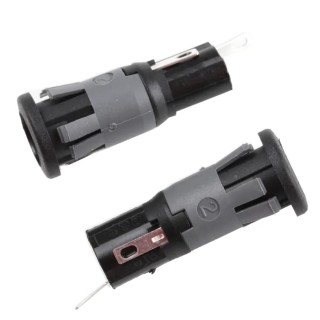 Bulgin 10A Panel Mount Fuse Holder, 1P-Pole for 5 x 20 mm Fuse, Polyester Body, 250V AC FX0458/2
