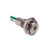 Bulgin DX Series Green Panel Mount Indicator 12V DC 25mA Solder Tab Termination IP67 Recessed DX0505/GN/12