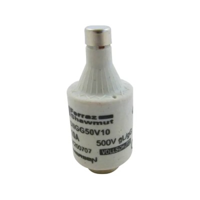 Mersen 10A 500V D2 Diazed Fuse Bottle Fuse E27 Thread Size Ceramic Body Red Cap K200707 / DIIGG50V10