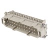 EPIC Heavy Duty Power Connector Insert, 16A Current Rating, 600V Voltage, 24 Contacts, Male, H-BE Series 10196000