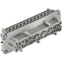 EPIC Heavy Duty Power Connector Insert, 16A Current Rating, 600V Voltage, 24 Contacts, Male, H-BE Series 10196000
