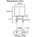 Littelfuse Non-Resettable Fuse Radial 1.25A 250V AC Nylon Body Time Delay 3821125041