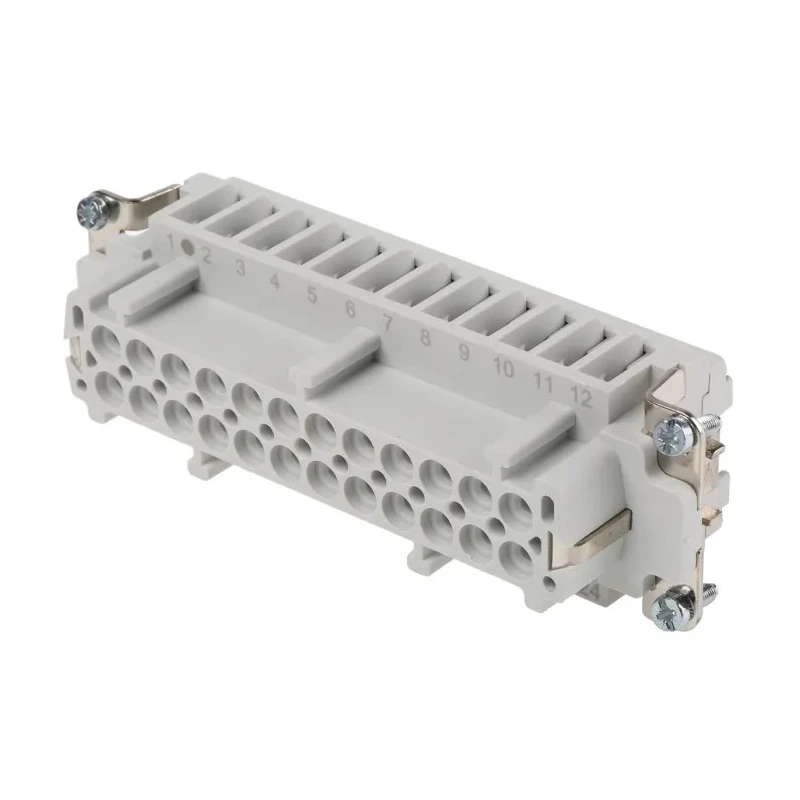 EPIC Heavy Duty Power Connector Insert 16A 600V H-BE Series Female 24 Contacts 10187000