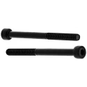 Holo-Krome Black Alloy Steel Hex Socket Cap Screw, Hex Drive, Thread M4, Length 12 mm HK76064