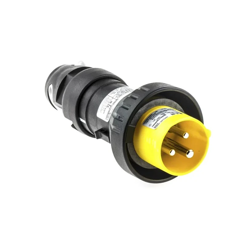 Eaton Eaton Crouse-Hinds Industrial Power Connector Cable Mount 2P+PE 16A 120V IP66 ATEX 