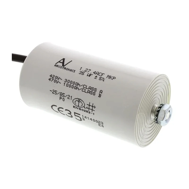 KEMET C27 Film Capacitor, ±5 % Tolerance, 35F Capacitance, 470V AC Rated Voltage, Chassis Mount C274ACF5350WA0J