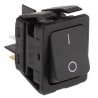 Arcolectric (Bulgin) Ltd DPST On-Off On-Off Rocker Switch Panel Aluminium Housing 16A 28V DC IP44 C6050ALAAC