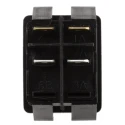 Arcolectric (Bulgin) Ltd DPST On-Off On-Off Rocker Switch Panel Aluminium Housing 16A 28V DC IP44 C6050ALAAC