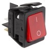 Arcolectric (Bulgin) Ltd Illuminated DPST On-Off On-Off Rocker Switch Panel Aluminium Housing 16A 28V DC IP44 C6053ALNAE