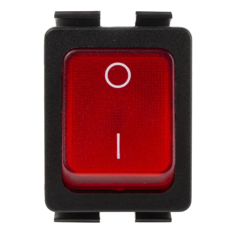 Arcolectric (Bulgin) Ltd Illuminated DPST On-Off On-Off Rocker Switch Panel Aluminium Housing 16A 28V DC IP44 C6053ALNAE