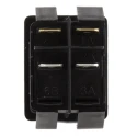Arcolectric (Bulgin) Ltd Illuminated DPST On-Off On-Off Rocker Switch Panel Aluminium Housing 16A 28V DC IP44 C6053ALNAE