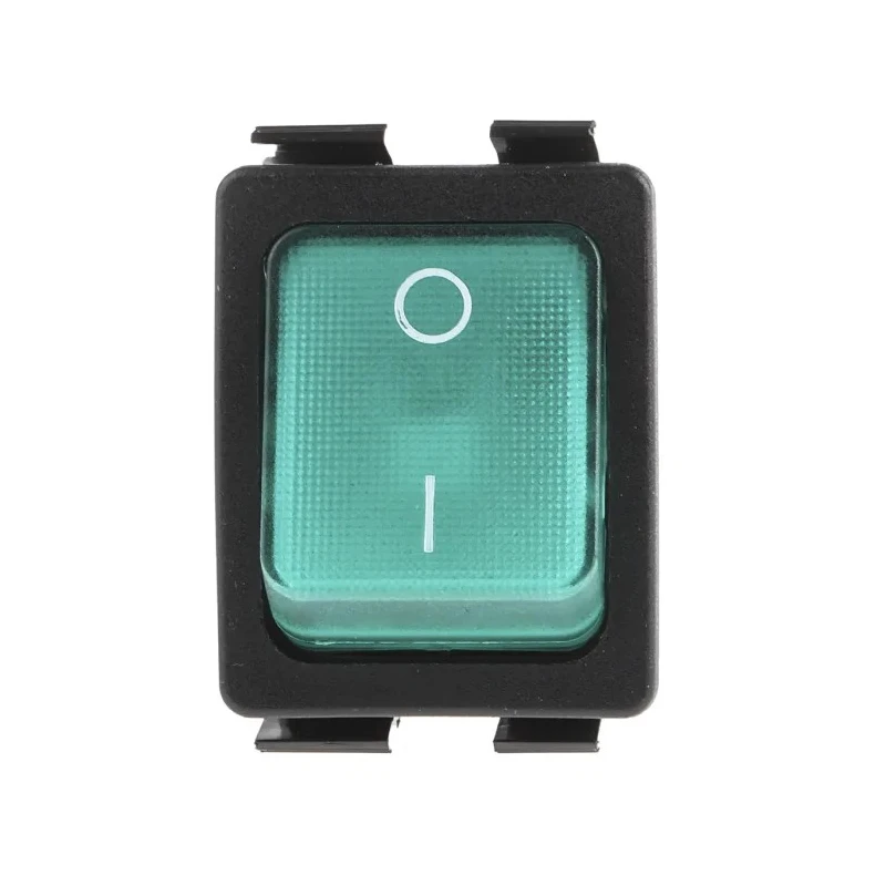 Arcolectric (Bulgin) Ltd Illuminated DPST On-Off Rocker Switch Panel 16A 30x22.1mm IP44 C6053ALNAM