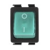 Arcolectric (Bulgin) Ltd Illuminated DPST On-Off Rocker Switch Panel 16A 30x22.1mm IP44 C6053ALNAM