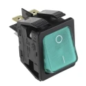 Arcolectric (Bulgin) Ltd Illuminated DPST On-Off Rocker Switch Panel 16A 30x22.1mm IP44 C6053ALNAM