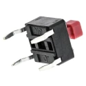 APEM Red Tactile Switch Button 3.8 mm SPST 50mA 12 V dc PCB DTS644RV