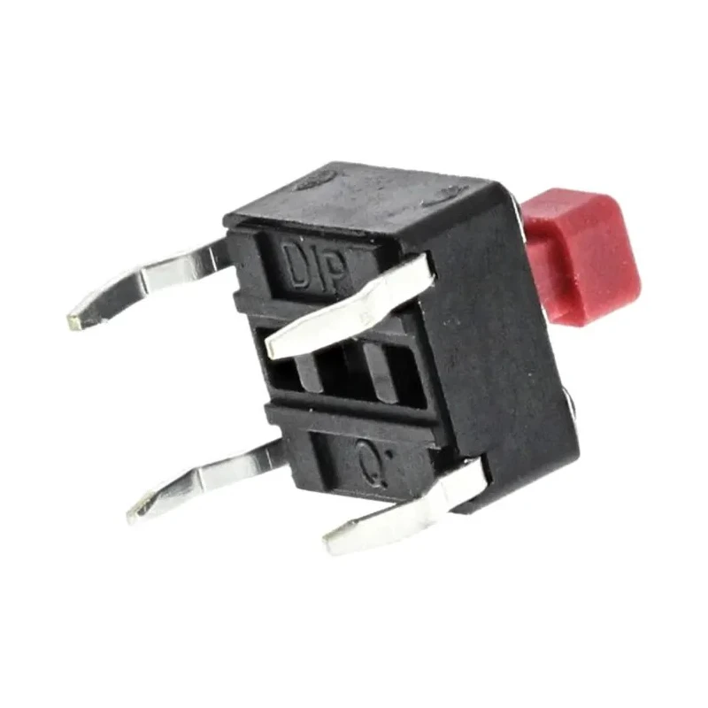 APEM Red Tactile Switch Button 3.8 mm SPST 50mA 12 V dc PCB DTS644RV