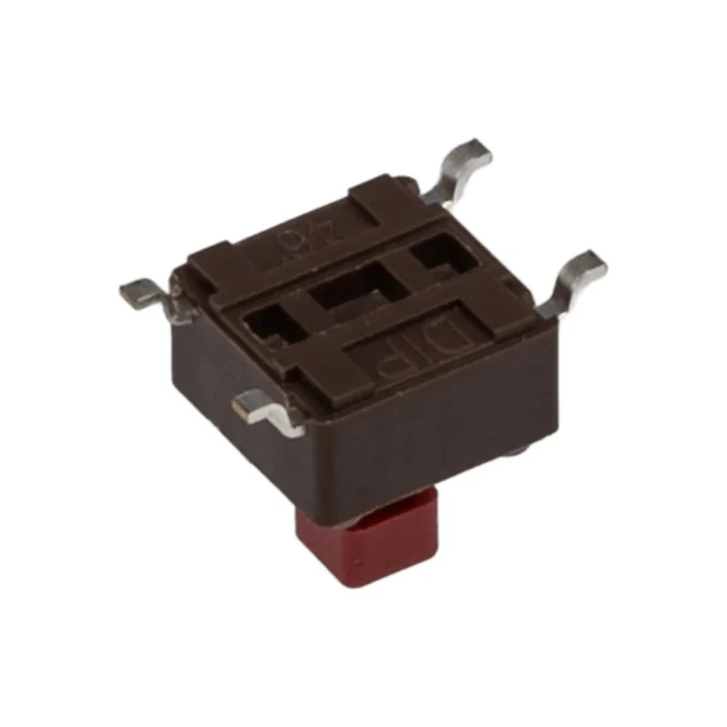 APEM Red Tactile Switch Button, 4 mm Actuator Length, SPST 50mA 12 V dc, PCB Mount DTSM644RV
