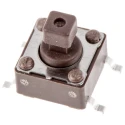 APEM Brown Tactile Switch Button 4 mm SPST Momentary 50mA 12V DC Surface Mount PCB DTSM644NV
