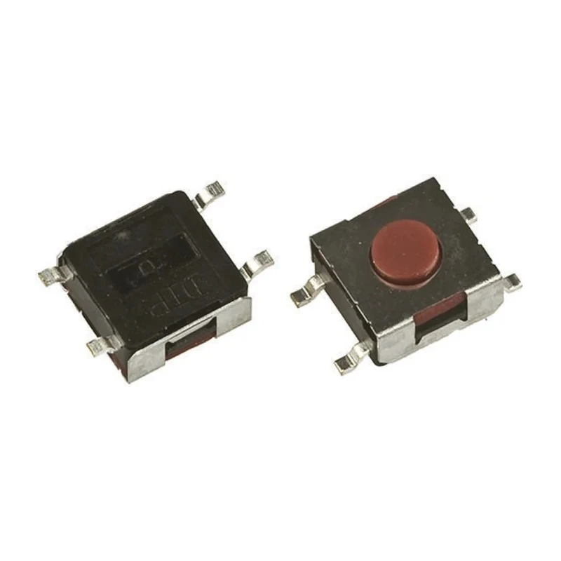 APEM Red Tactile Switch Button SPST-NO Momentary Surface Mount 50mA 12 V dc DTSMW67RV