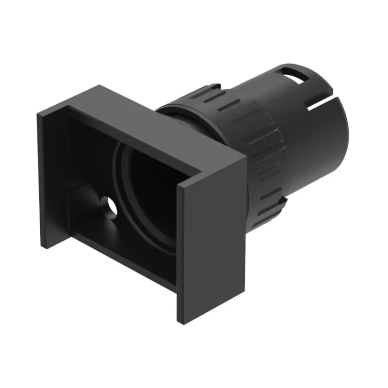 EAO Modular Switch Body Push Button Actuator Black 16mm Cutout Diameter 5A 61-1130.0