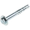 RawlPlug Carbon Steel Zinc Plated Masonry Anchor Shield Loose Bolt M8 x 80 mm R-RLK-L-08080