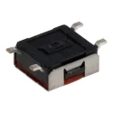 APEM Red Tactile Switch Button 9 mm SPST-NO 50mA 12 V dc Surface Mount DTSMW69RV