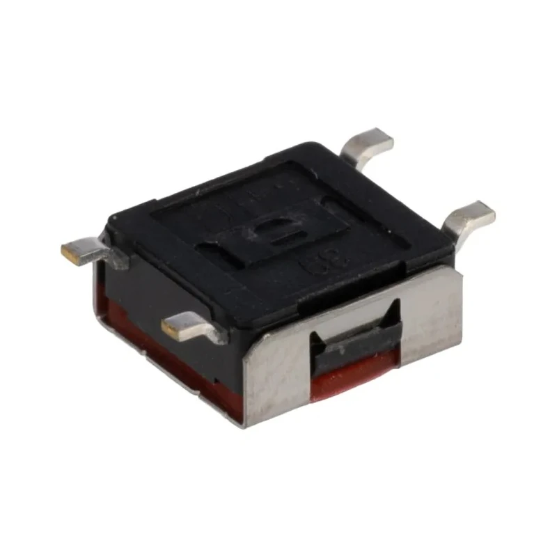 APEM Red Tactile Switch Button 9 mm SPST-NO 50mA 12 V dc Surface Mount DTSMW69RV