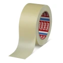 Tesa Yellow 4329 PV1 Masking Tape Paper Backing Natural Rubber Adhesive 50mm x 50m 0.13mm Thickness Model 04329-00005-01